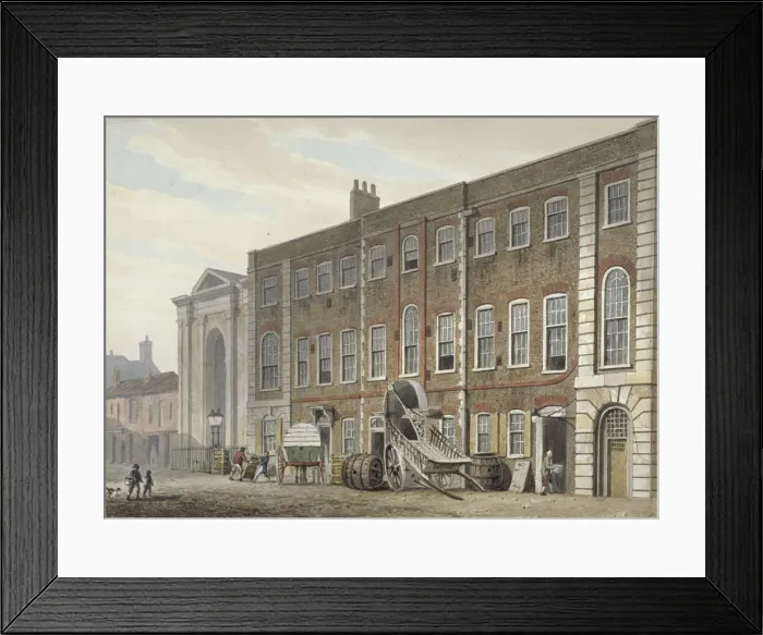 Framed Print : Portugal Street, Westminster, London, 1811. Artist: George Shepherd Framed Print : Portugal Street, Westminster, London, 1811. Artist: George Shepherd