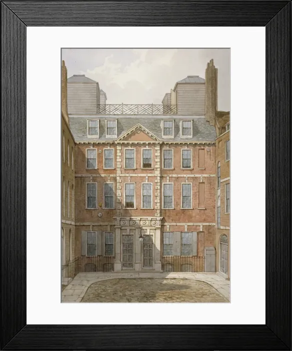Framed Print : Beaufort Buildings, Strand, Westminster, London, c1810. Artist: George Shepherd Framed Print : Beaufort Buildings, Strand, Westminster, London, c1810. Artist: George Shepherd
