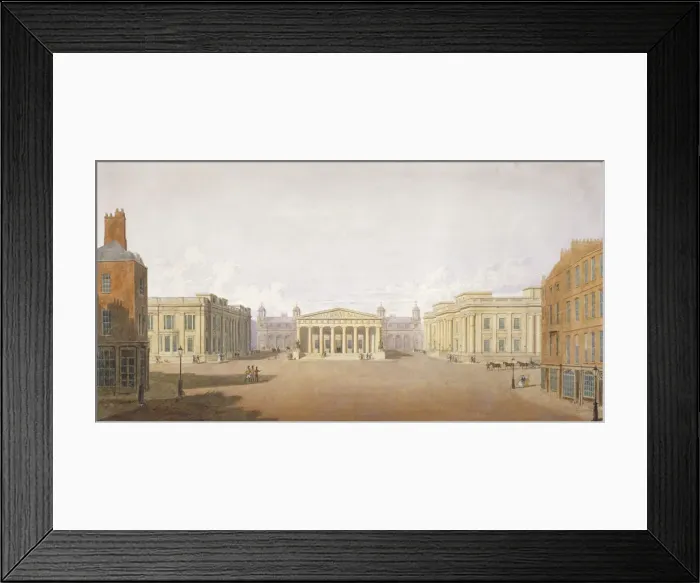 Framed Print : Trafalgar Square, Westminster, London, 1828. Artist: John Nash Framed Print : Trafalgar Square, Westminster, London, 1828. Artist: John Nash