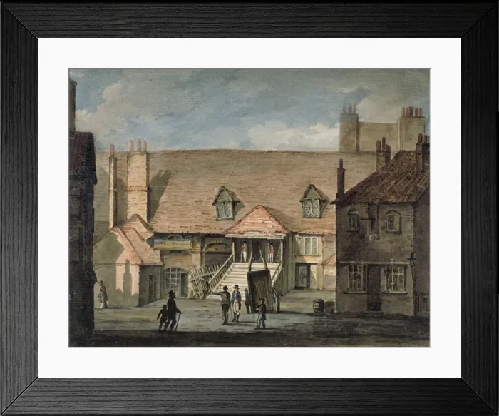 Framed Print : View of barracks in Scotland Yard, Whitehall, Westminster, London, 1818 Framed Print : View of barracks in Scotland Yard, Whitehall, Westminster, London, 1818