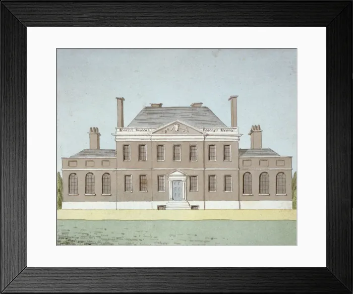 Framed Print : Barn Elms, Barnes, Richmond upon Thames, London, c1820. Artist: J Edwin Oldfield Framed Print : Barn Elms, Barnes, Richmond upon Thames, London, c1820. Artist: J Edwin Oldfield