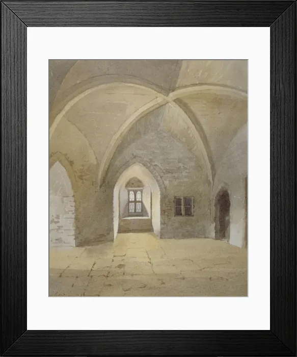 Framed Print : Interior view of the prison in the Bowyer Tower, Tower of London, Stepney, London, 1883 Framed Print : Interior view of the prison in the Bowyer Tower, Tower of London, Stepney, London, 1883