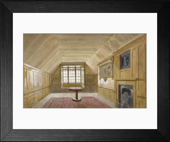 Framed Print : Interior of the Council Chamber in the White Tower, Tower of London, Stepney, London, 1883 Framed Print : Interior of the Council Chamber in the White Tower, Tower of London, Stepney, London, 1883