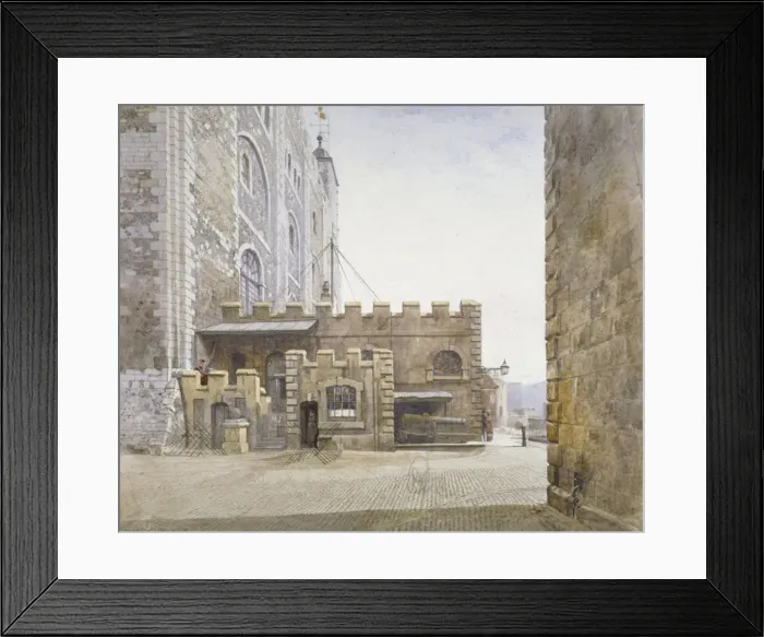 Framed Print : Ordnance Office at the bottom of the White Tower, Tower of London, Stepney, London, 1883 Framed Print : Ordnance Office at the bottom of the White Tower, Tower of London, Stepney, London, 1883