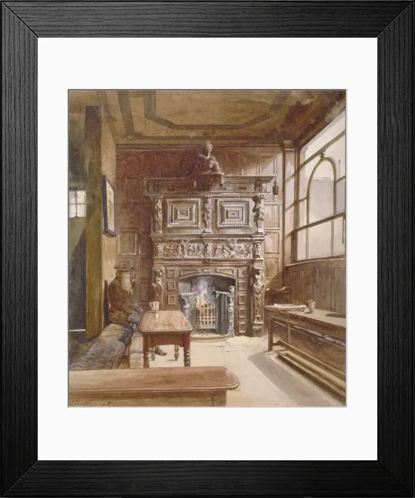 Framed Print : Parlour of the Queens Head Inn, Essex Road, Islington, London, 1887 Framed Print : Parlour of the Queens Head Inn, Essex Road, Islington, London, 1887