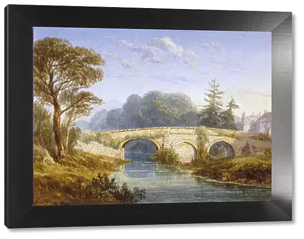 View of Eltham Bridge near Eltham Palace, Woolwich, Greenwich, London, c1830. Artist