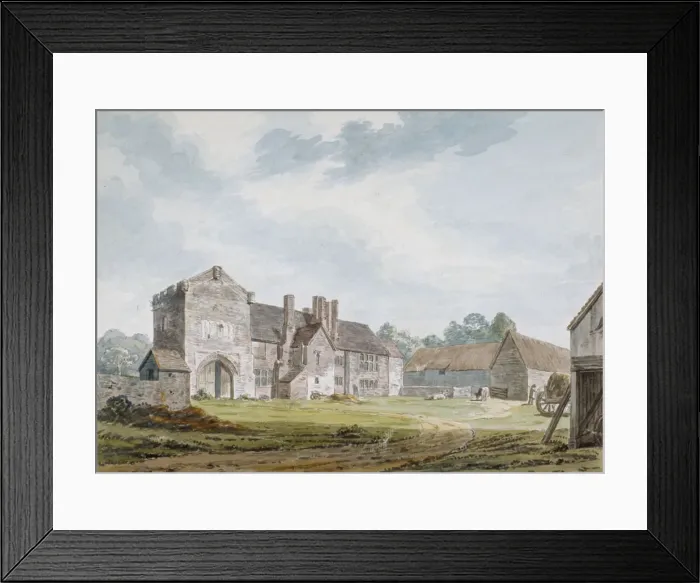 Framed Print : Dartford Priory, Kent, 1783. Artist: John Carter Framed Print : Dartford Priory, Kent, 1783. Artist: John Carter