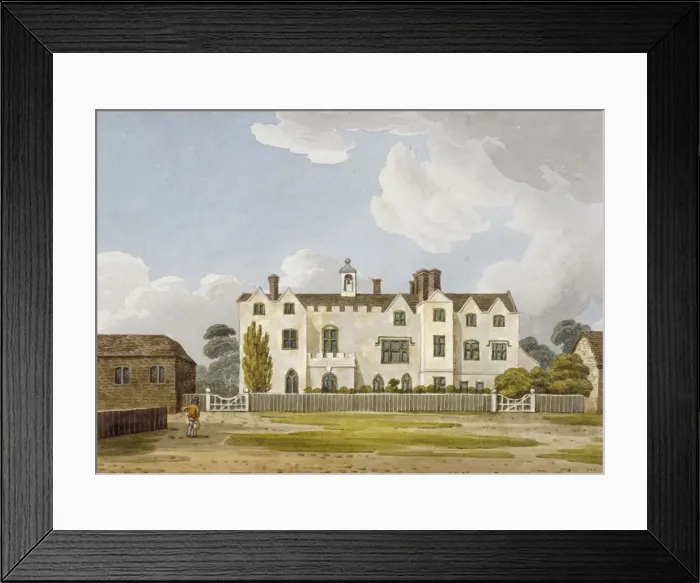 Framed Print : Hillingdon Rectory, Royal Lane, Hillingdon, Middlesex, c1805 Framed Print : Hillingdon Rectory, Royal Lane, Hillingdon, Middlesex, c1805