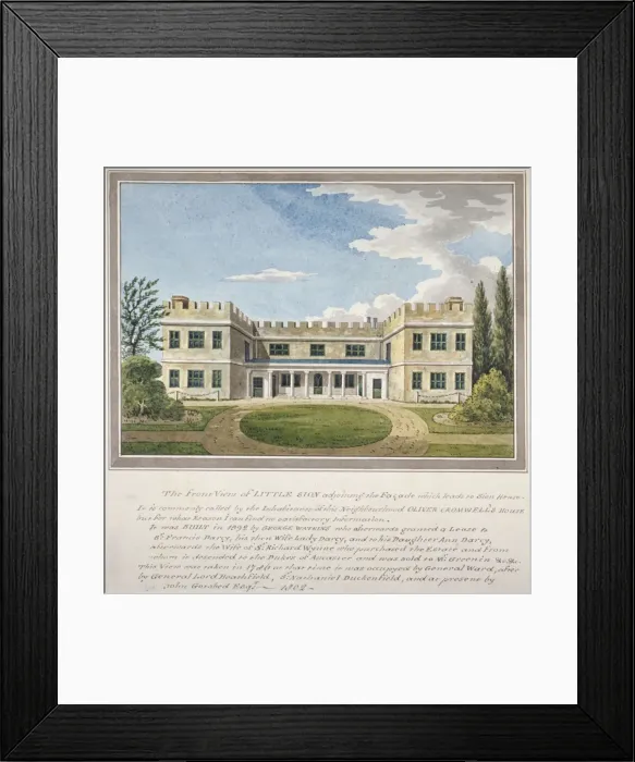 Framed Print : Little Syon, Isleworth, Middlesex, London, 1802 Framed Print : Little Syon, Isleworth, Middlesex, London, 1802