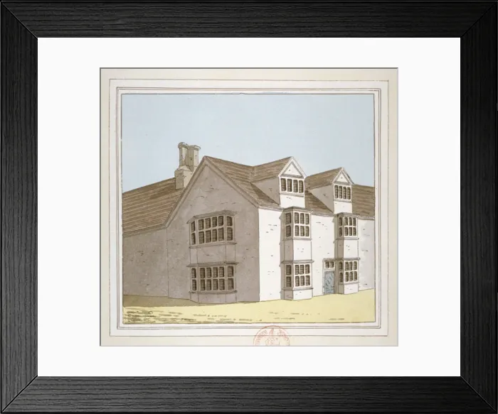 Framed Print : Priory at Hadley, Middlesex, c1800 Framed Print : Priory at Hadley, Middlesex, c1800