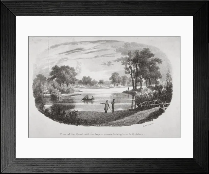 Framed Print : St Jamess Park, Westminster, London, c1827. Artist: JS Templeton Framed Print : St Jamess Park, Westminster, London, c1827. Artist: JS Templeton