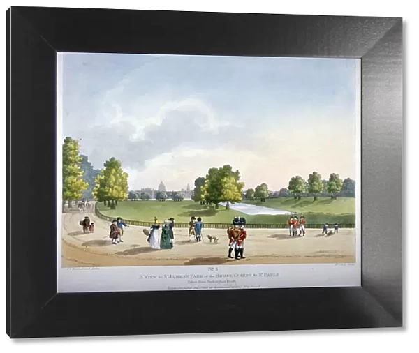 St Jamess Park, Westminster, London, 1809. Artist