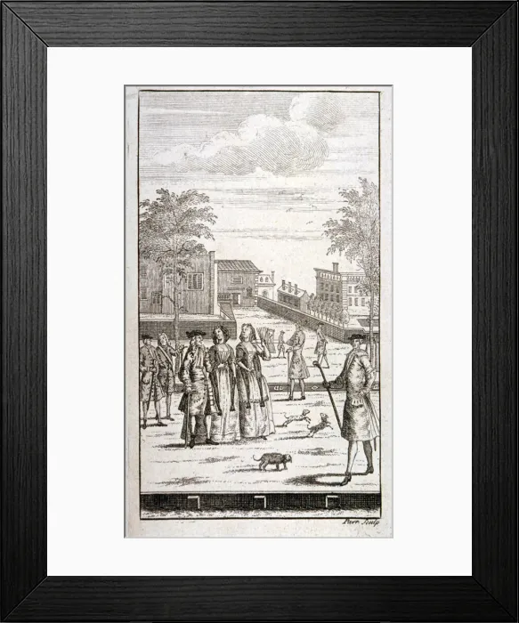 Framed Print : St Jamess Park, Westminster, London, c1735. Artist: Nathaniel Parr Framed Print : St Jamess Park, Westminster, London, c1735. Artist: Nathaniel Parr