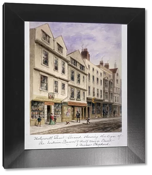 Holywell Street, Westminster, London, c1853. Artist: Thomas Hosmer Shepherd