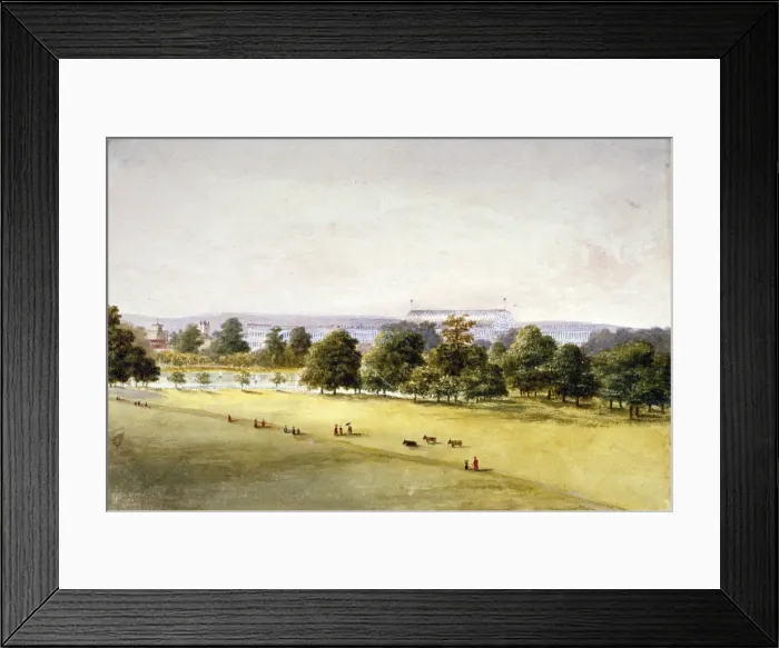 Framed Print : Hyde Park, Westminster, London, 1851 Framed Print : Hyde Park, Westminster, London, 1851