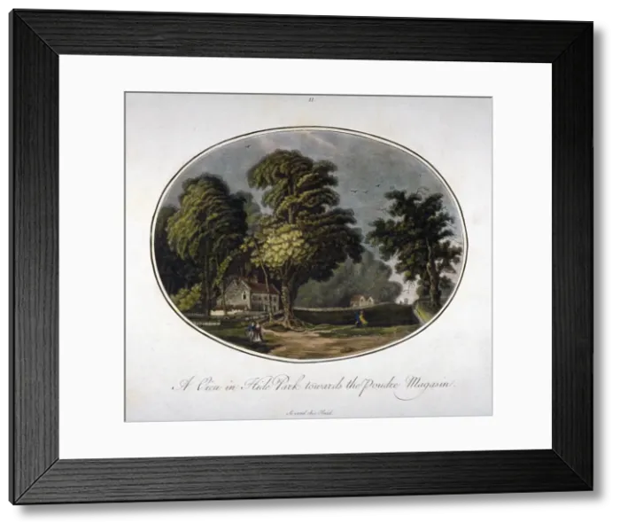 Framed Print : View of the powder magazine in Hyde Park, Westminster, London, 1791(?) Framed Print : View of the powder magazine in Hyde Park, Westminster, London, 1791(?)