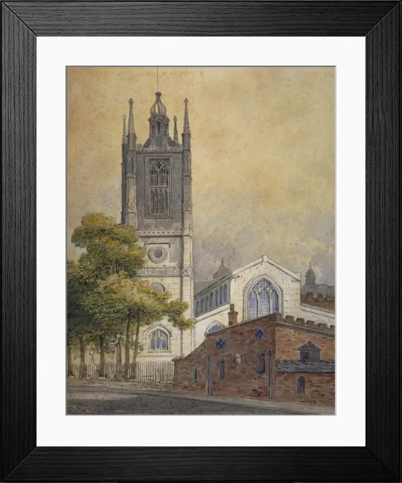 Framed Print : Church of St Margaret, Westminster, London, c1810. Artist: William Pearson Framed Print : Church of St Margaret, Westminster, London, c1810. Artist: William Pearson