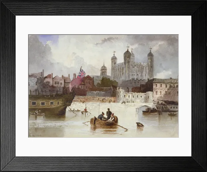 Framed Print : Tower of London, c1800. Artist: Thompson
