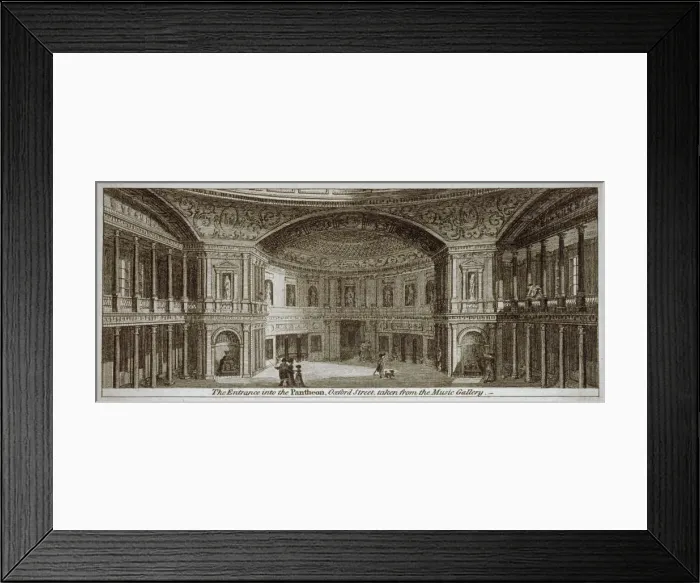 Framed Print : The Pantheon, Oxford Street, Westminster, London, 1782 Framed Print : The Pantheon, Oxford Street, Westminster, London, 1782