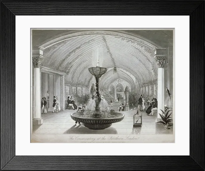 Framed Print : Interior of the conservatory in the Pantheon on Oxford Street, London, c1834. Artist Framed Print : Interior of the conservatory in the Pantheon on Oxford Street, London, c1834. Artist