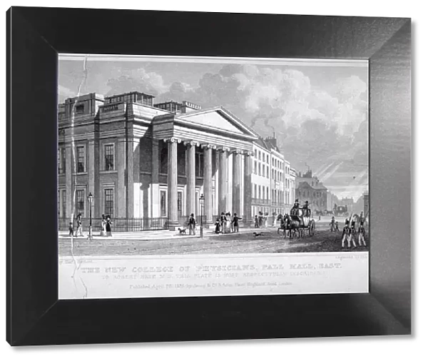 The Royal College of Physicians, Pall Mall East, Westminster, London, 1828. Artist