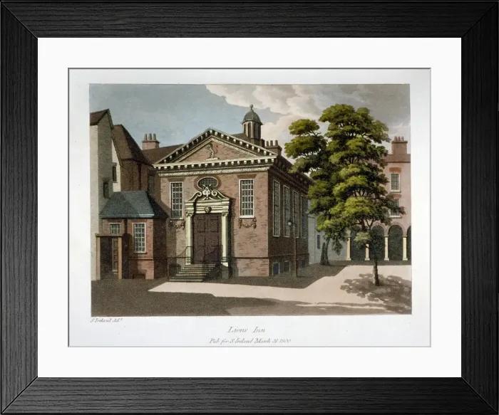 Framed Print : Lyons Inn, Westminster, London, 1800 Framed Print : Lyons Inn, Westminster, London, 1800