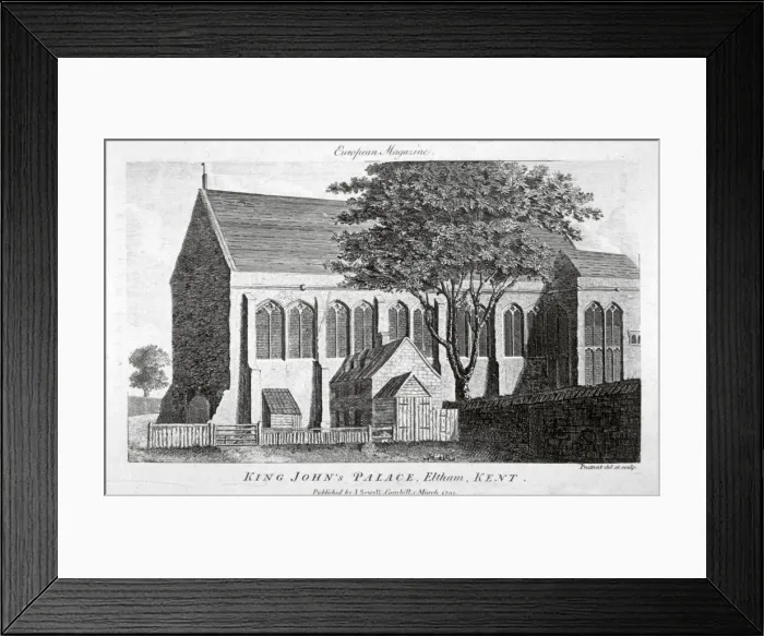 Framed Print : Great Hall of Eltham Palace, Kent, 1792. Artist: Thomas Prattent Framed Print : Great Hall of Eltham Palace, Kent, 1792. Artist: Thomas Prattent
