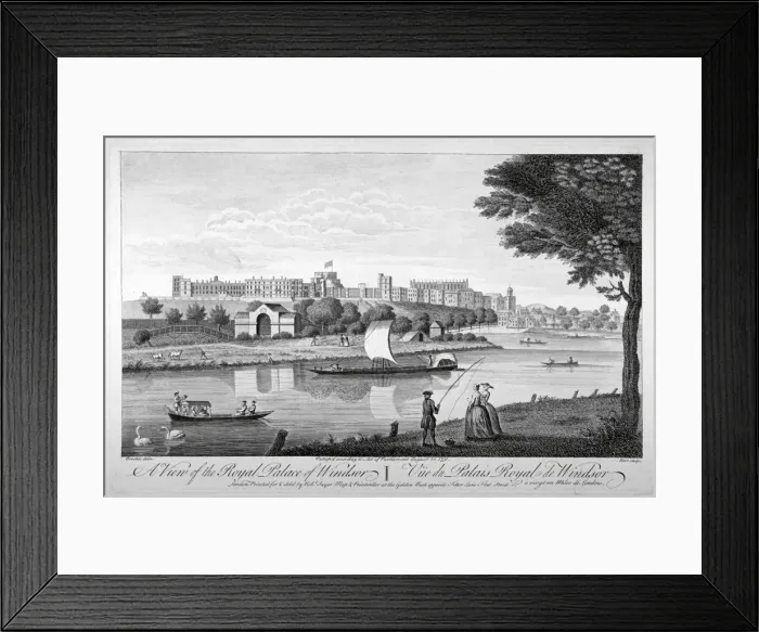 Framed Print : Windsor Castle, Berkshire, 1751. Artist: Nathaniel Parr Framed Print : Windsor Castle, Berkshire, 1751. Artist: Nathaniel Parr