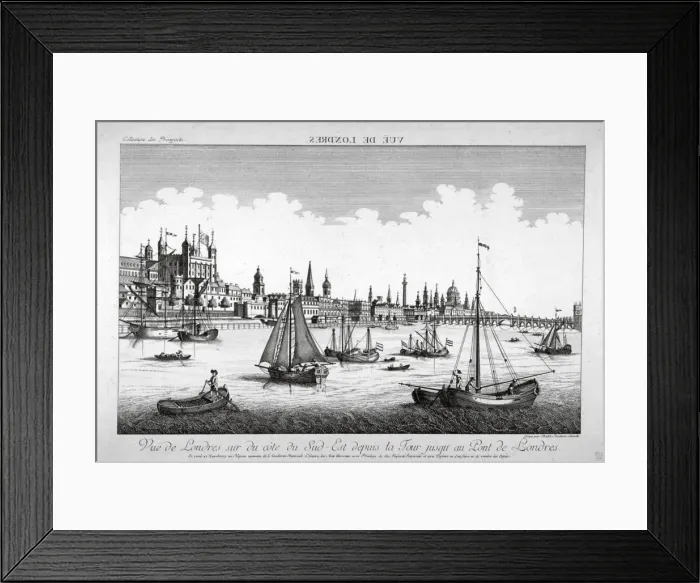 Framed Print : Tower of London, c1750. Artist: Balthasar Friedrich Leizelt Framed Print : Tower of London, c1750. Artist: Balthasar Friedrich Leizelt