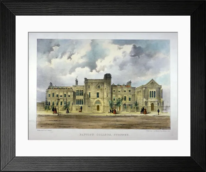 Framed Print : Baptist College, Stepney Green, London, c1840. Artist: R Carwright Framed Print : Baptist College, Stepney Green, London, c1840. Artist: R Carwright