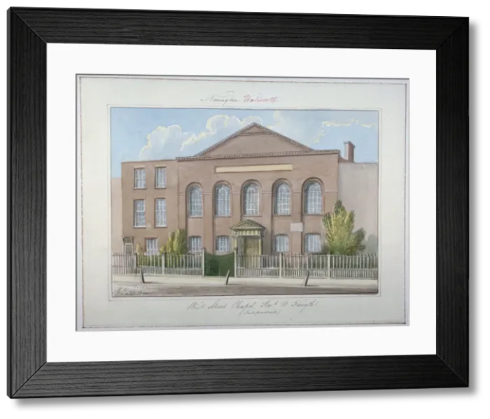 Framed Print : West Street Independent Chapel, Southwark, London, 1826. Artist: G Yates Framed Print : West Street Independent Chapel, Southwark, London, 1826. Artist: G Yates