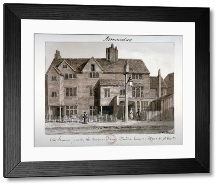 Framed Print : Coopers Arms inn, Tanner Street, Bermondsey, London, 1828 Framed Print : Coopers Arms inn, Tanner Street, Bermondsey, London, 1828