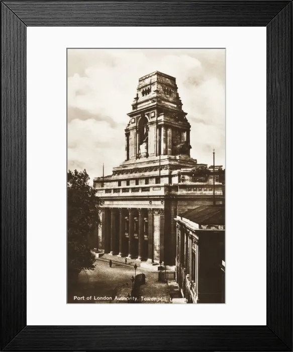 Framed Print : View of the Port of London Authority building, Tower Hill, London, c1930 Framed Print : View of the Port of London Authority building, Tower Hill, London, c1930