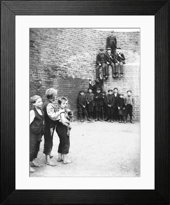 Framed Print : Barge boys, London, c1905 Framed Print : Barge boys, London, c1905
