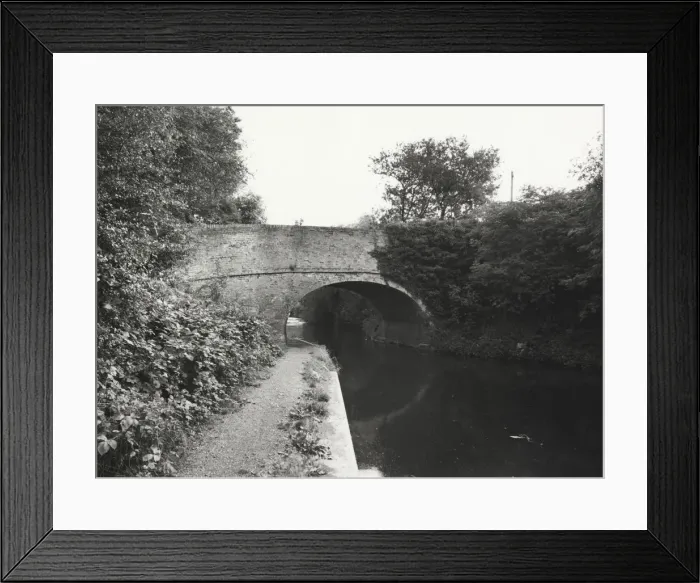 Framed Print : Whitehorse Bridge over the Grand Union Canal, Hillingdon, London, c1975 Framed Print : Whitehorse Bridge over the Grand Union Canal, Hillingdon, London, c1975