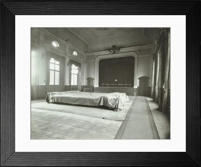 Framed Print : Theatre, Bethlem Royal Hospital, London, 1926 Framed Print : Theatre, Bethlem Royal Hospital, London, 1926