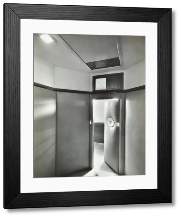 Framed Print : Padded room, Saint Ebbas Hospital, Surrey, 1938 Framed Print : Padded room, Saint Ebbas Hospital, Surrey, 1938