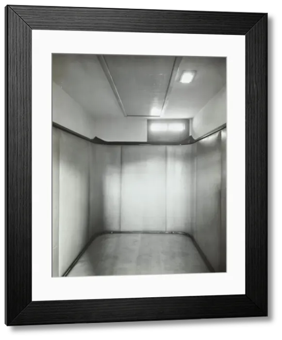 Framed Print : Padded room, Saint Ebbas Hospital, Surrey, 1938 Framed Print : Padded room, Saint Ebbas Hospital, Surrey, 1938
