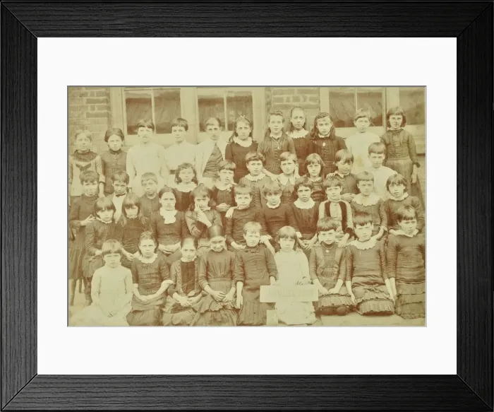 Framed Print : Class 3, Clyde Street School, Deptford, London, 1887 Framed Print : Class 3, Clyde Street School, Deptford, London, 1887
