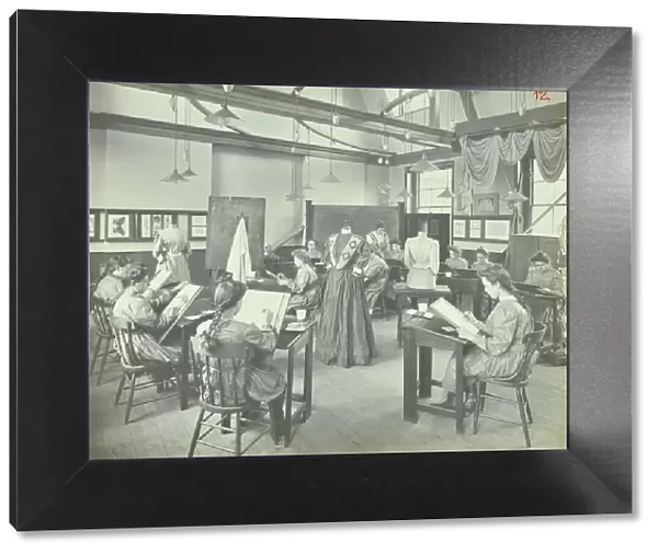 Ready made clothing class, Shoreditch Technical Institute, London, 1907