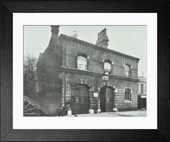 Framed Print : St Johns Wood Fire Station, Hampstead, London, 1906 Framed Print : St Johns Wood Fire Station, Hampstead, London, 1906