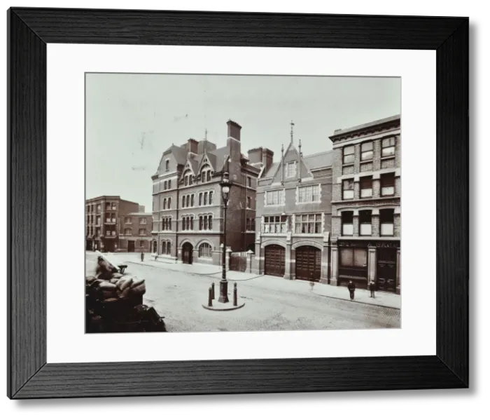 Framed Print : Whitechapel Fire Station, Commercial Road, Stepney, London, 1902 Framed Print : Whitechapel Fire Station, Commercial Road, Stepney, London, 1902