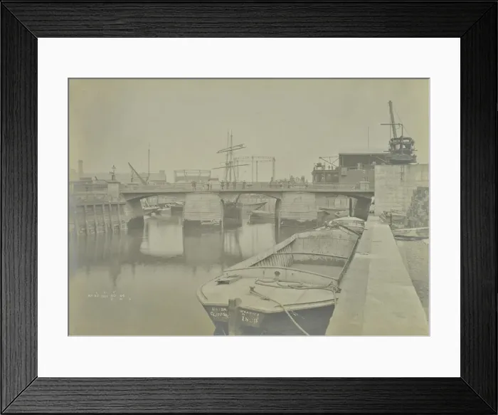 Framed Print : Deptford Creek Bridge, London, 1896 Framed Print : Deptford Creek Bridge, London, 1896