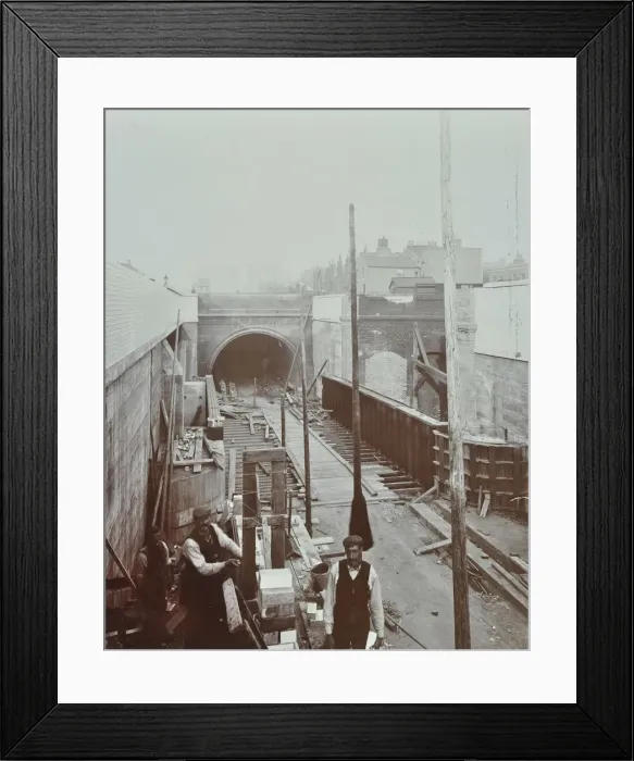 Framed Print : Southern approach to the Rotherhithe Tunnel, Bermondsey, London, September 1906 Framed Print : Southern approach to the Rotherhithe Tunnel, Bermondsey, London, September 1906