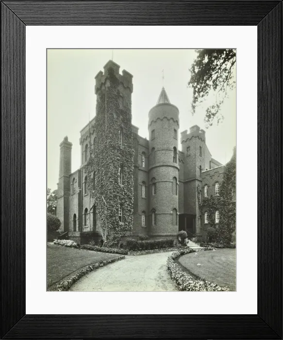 Framed Print : Vanbrugh Castle, Westcombe Park Road, Greenwich, London, May 1933 Framed Print : Vanbrugh Castle, Westcombe Park Road, Greenwich, London, May 1933