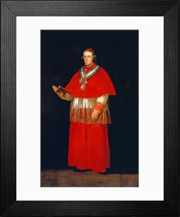 Framed Print : Cardinal Borbon, by Francisco de Goya Framed Print : Cardinal Borbon, by Francisco de Goya