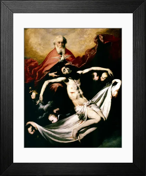 Framed Print : The Holy Trinity, by Jose de Ribera Framed Print : The Holy Trinity, by Jose de Ribera