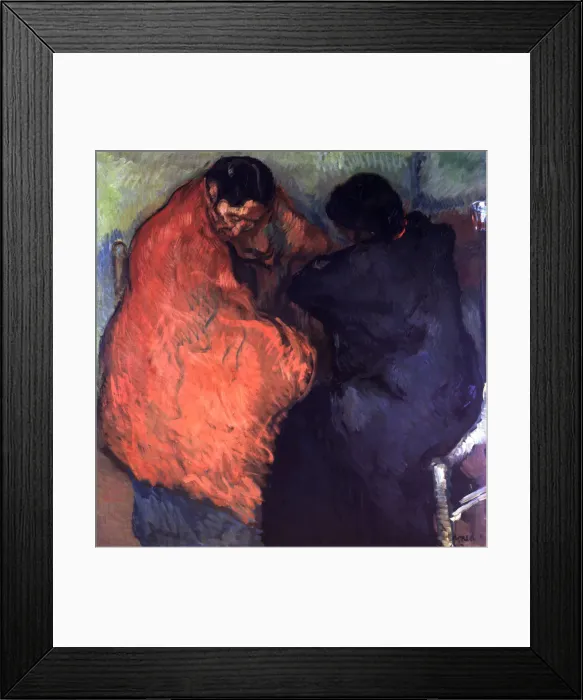 Framed Print : The two Gypsies, 1903, oil by Isidre Nonell Framed Print : The two Gypsies, 1903, oil by Isidre Nonell
