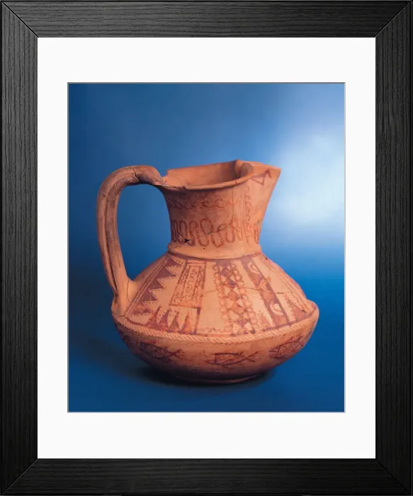 Framed Print : Celtiberian Oinochoe from La Caridad (Caminreal), Teruel Framed Print : Celtiberian Oinochoe from La Caridad (Caminreal), Teruel