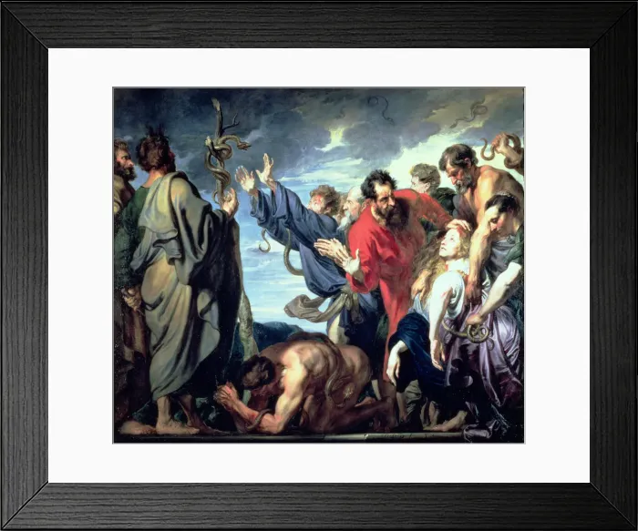 Framed Print : The snake of metal, by Van Dyck Framed Print : The snake of metal, by Van Dyck
